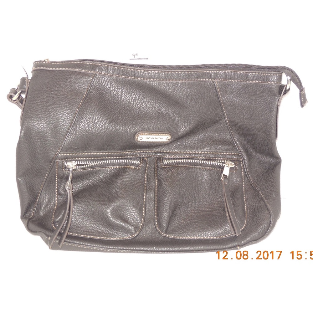 Jaclyn Smith Black Multi Compartment Shoulder Bag… - image 3